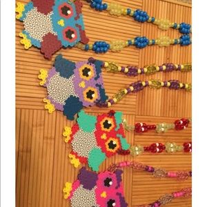 Owl Kandi necklaces